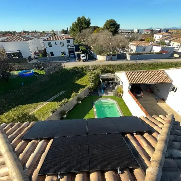 Installation de panneaux solaires de 3 kWc